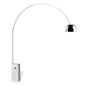 arch lamp with marble base