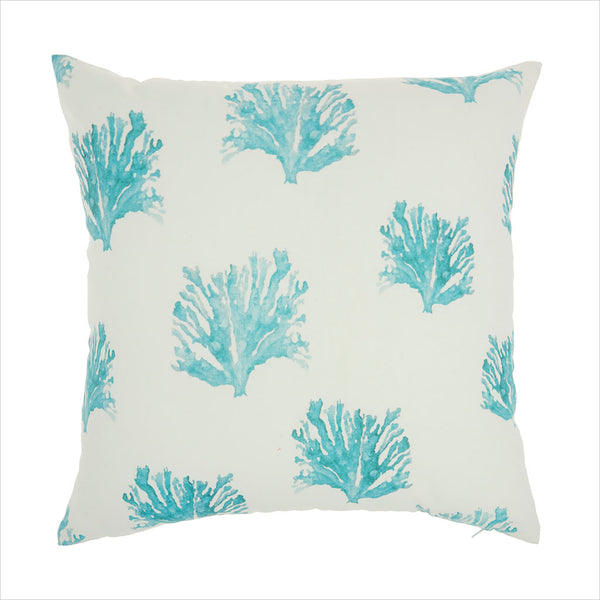 Coral and turquoise throw cheap pillows